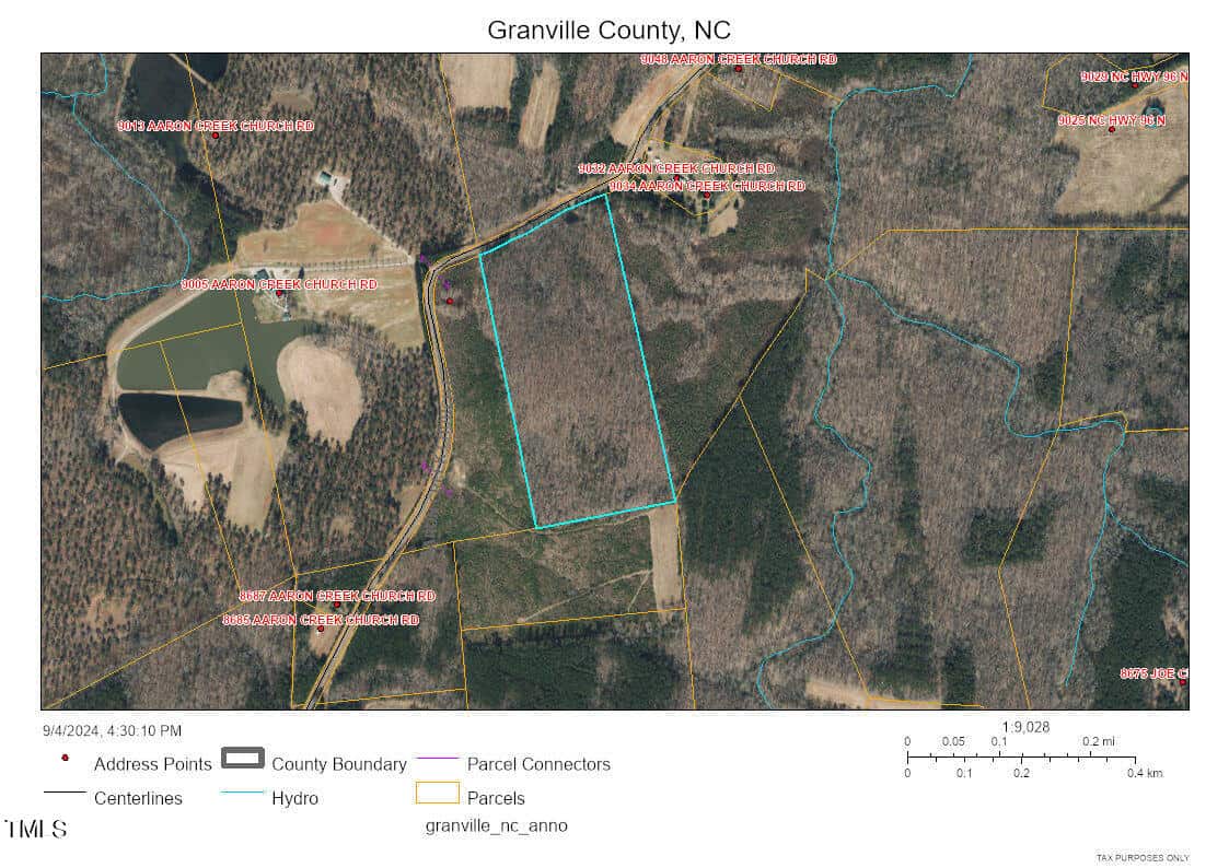 32 Acres Aaron Creek Church Road, Oxford, NC 27565