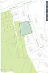 A map showing a highlighted property at the intersection of Thomas Arnold Rd and 7th Pine Way, with surrounding parcels, roads, and shaded green areas indicating possible wooded or undeveloped land.