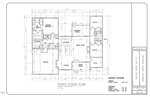 Architectural first floor plan for a home at 205 Diamond Creek Drive, Zebulon, showing labeled rooms, measurements, doors, windows, and dimensions. Includes garage, screened porch, three bedrooms, kitchen, dining area, great room, bathrooms, laundry room, pantry, and ample closet spaces.