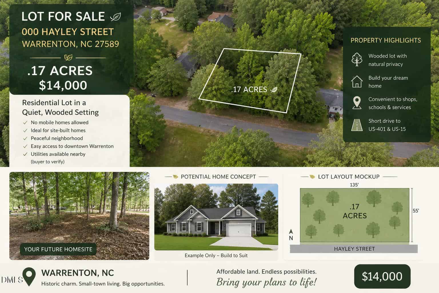 0000 Hayley Street, Warrenton, NC 27589