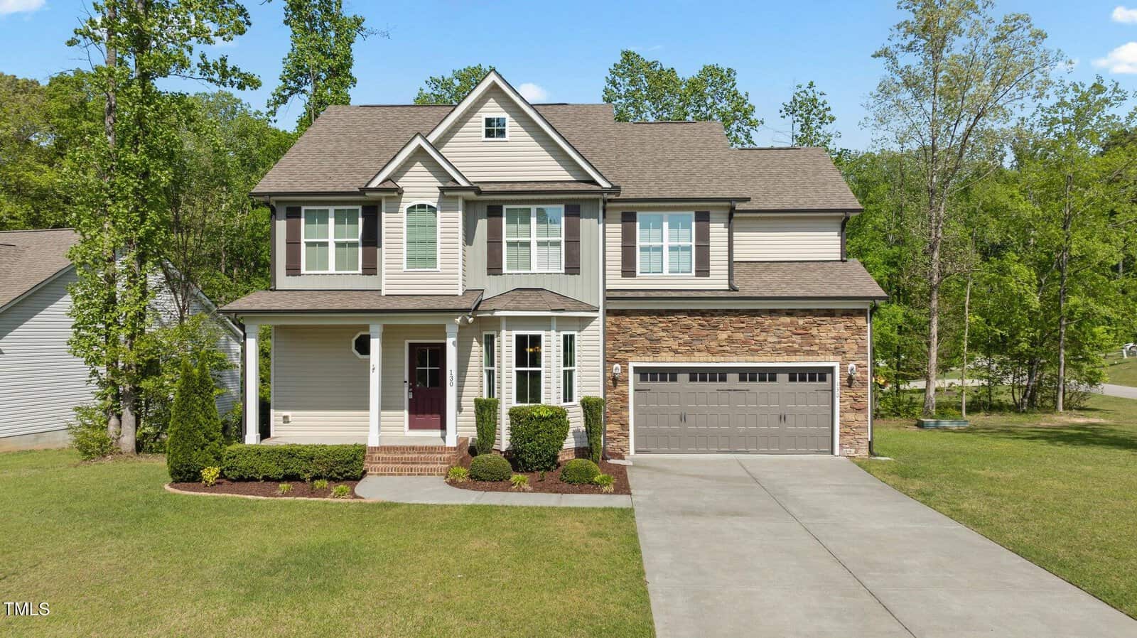 A house with a driveway and a driveway.